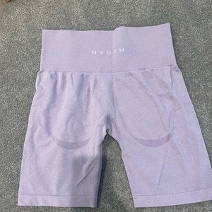 NVGTN lilac biker shorts